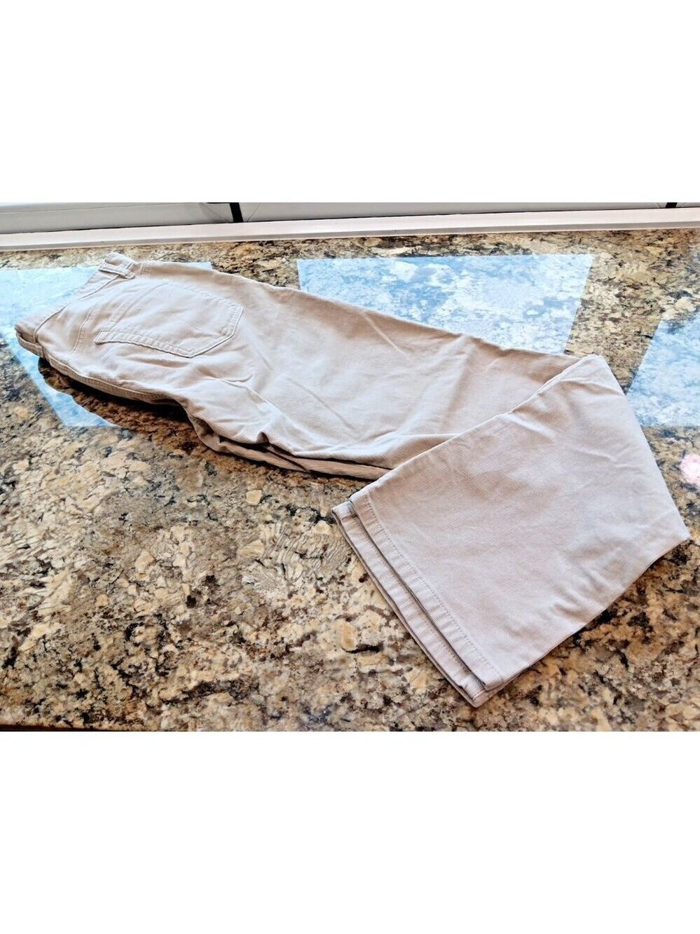 Size 8 Calvin Klein Jeans Womens Corduroy Jeans Beige High Rise 70s Style Comfy